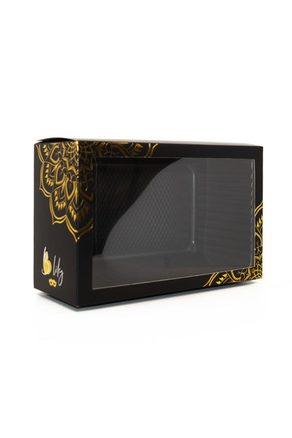 Masque vénitien rigide à strass Asia doré Be Lily