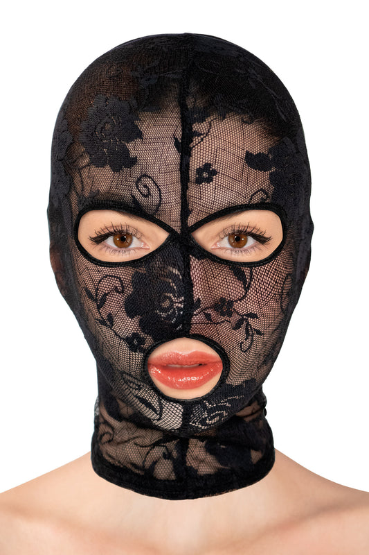Cagoule fétichiste en dentelle · Fetish Tentation