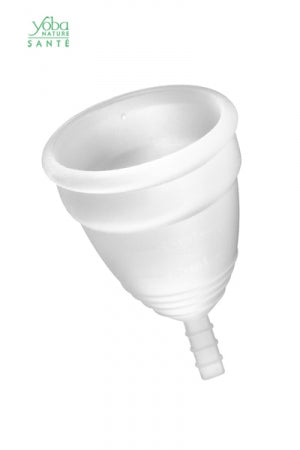 Coupe menstruelle en silicone Nature blanche Yoba