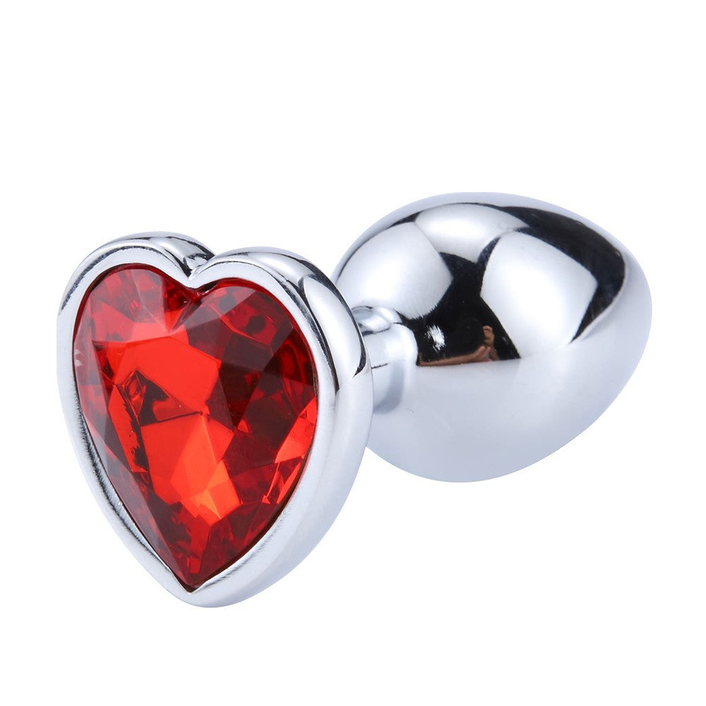 Plug bijou coeur en aluminium bijou rouge Small LOVELY · Coeur Ardent · vue 4