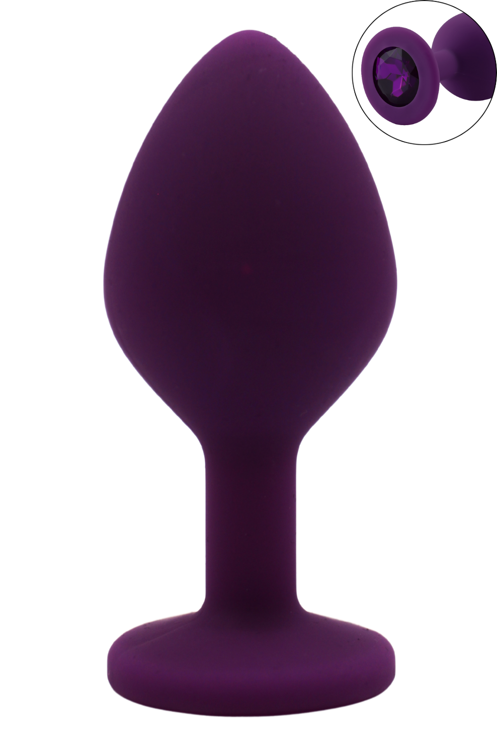 Plug bijou violet Medium PURPY · Coeur Ardent