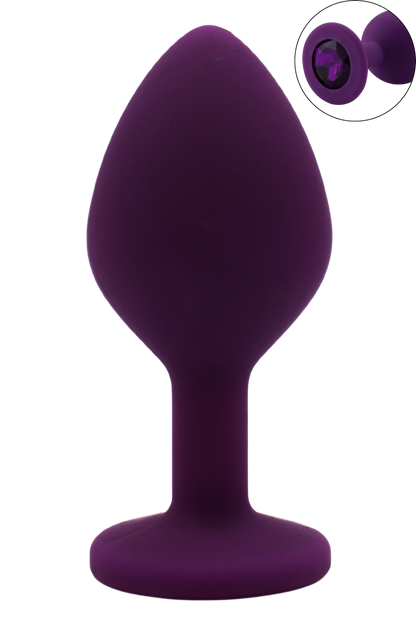 Plug bijou violet Medium PURPY · Coeur Ardent