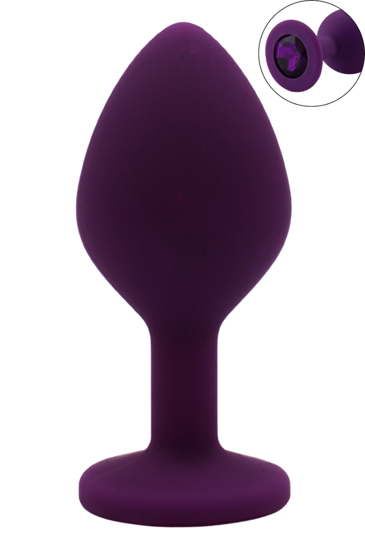 Plug bijou violet Medium PURPY · Coeur Ardent