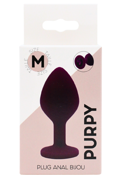 Plug bijou violet Medium PURPY · Coeur Ardent · vue 2