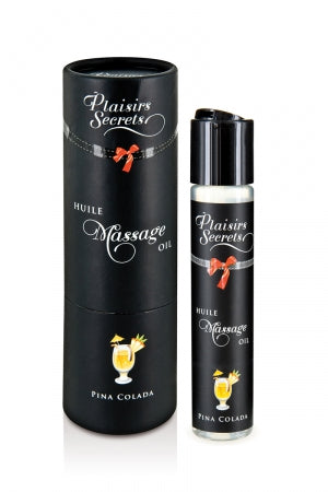 Huile de massage gourmande Pina Colada · Plaisir Secret