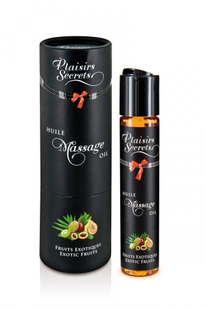 Huile de massage gourmande Fruits Exotiques · Plaisir Secret