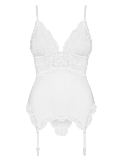 Guêpière Blanc · Obsessive · vue 5