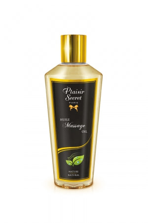 Huile de massage sèche nature · Plaisir Secret