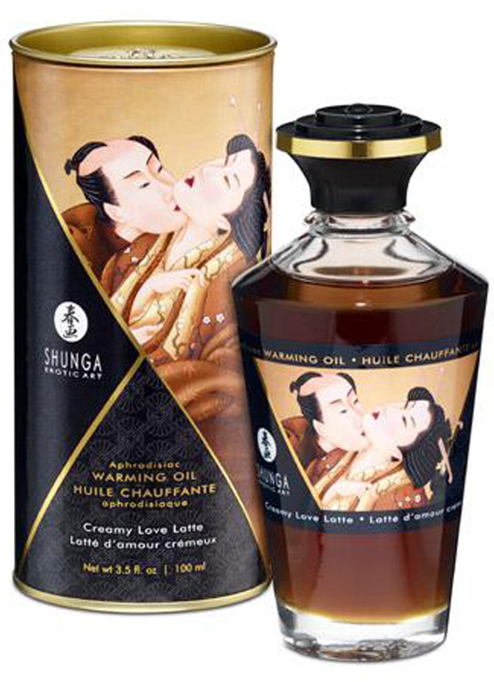 Huile chauffante aphrodisiaque Latte d'amour 100ml · Shunga · vue 2