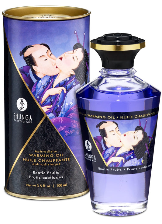 Huile chauffante aphrodisiaque Fruits exotiques 100ml · Shunga · vue 2