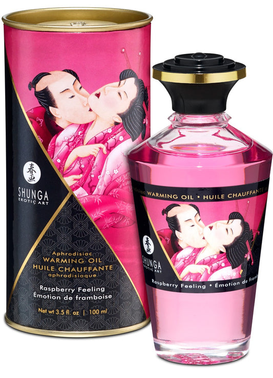 Huile chauffante aphrodisiaque Framboise 100ml · Shunga · vue 2