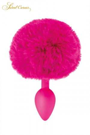 Plug queue de lapin fuchsia · Sweet Caress