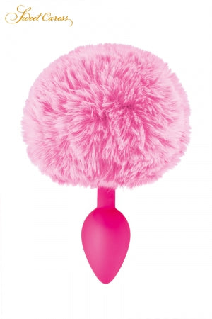 Plug queue de lapin rose · Sweet Caress
