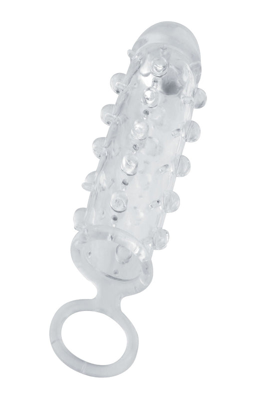 Gaine à pénis texturée transparente Mr Orgasm Dorcel