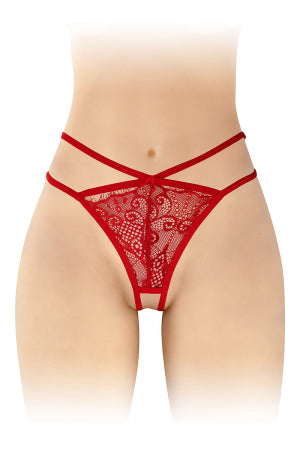 String ouvert Mylene rouge · Fashion Secret