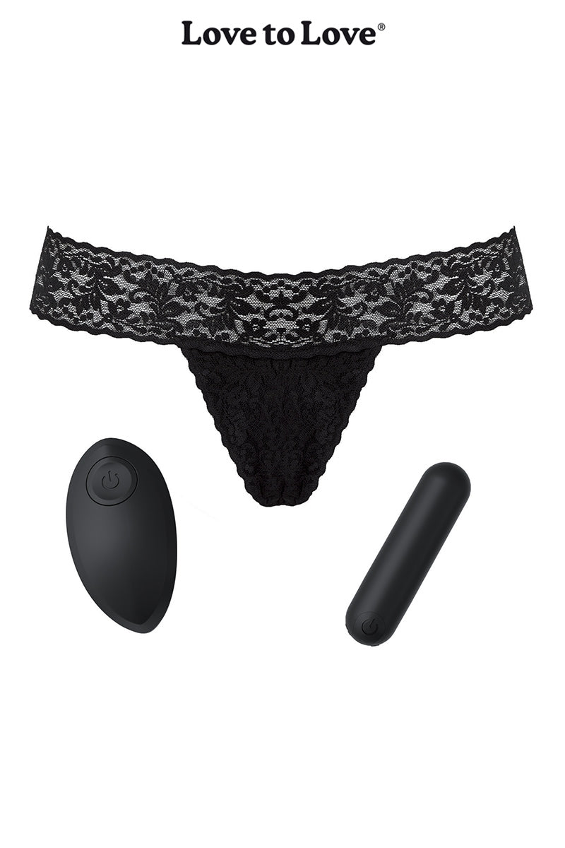 Culotte vibrante télécommandée Secret Panty 2 Love to Love