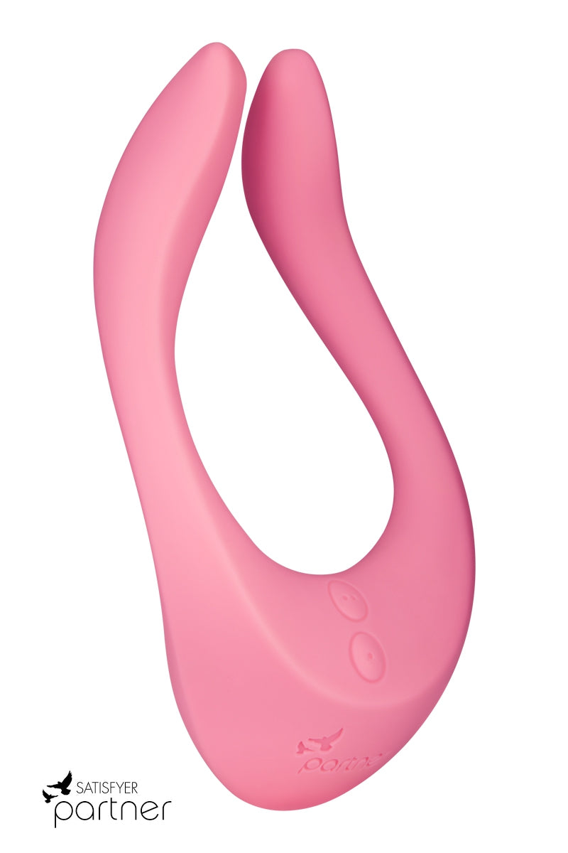 Stimulateur couple vibrant Endless Joy rose Satisfyer