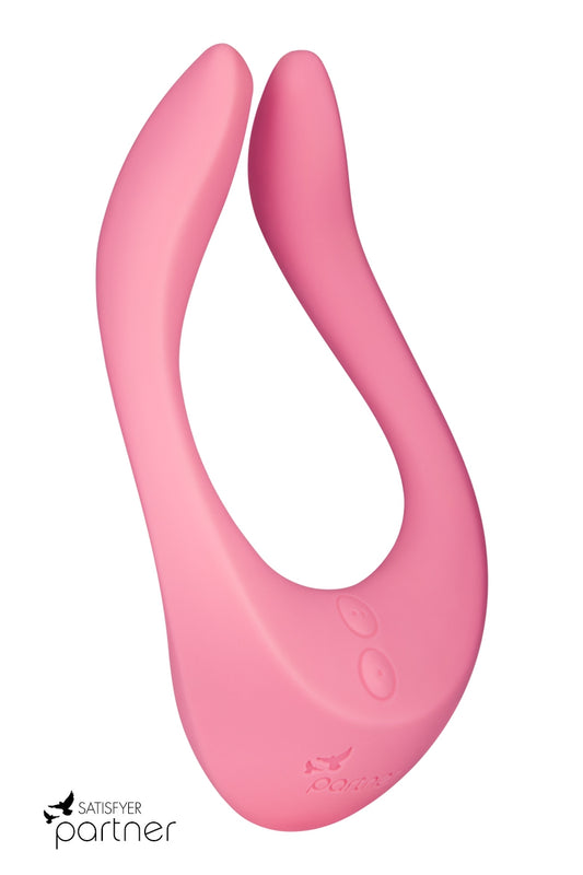 Stimulateur couple vibrant Endless Joy rose Satisfyer