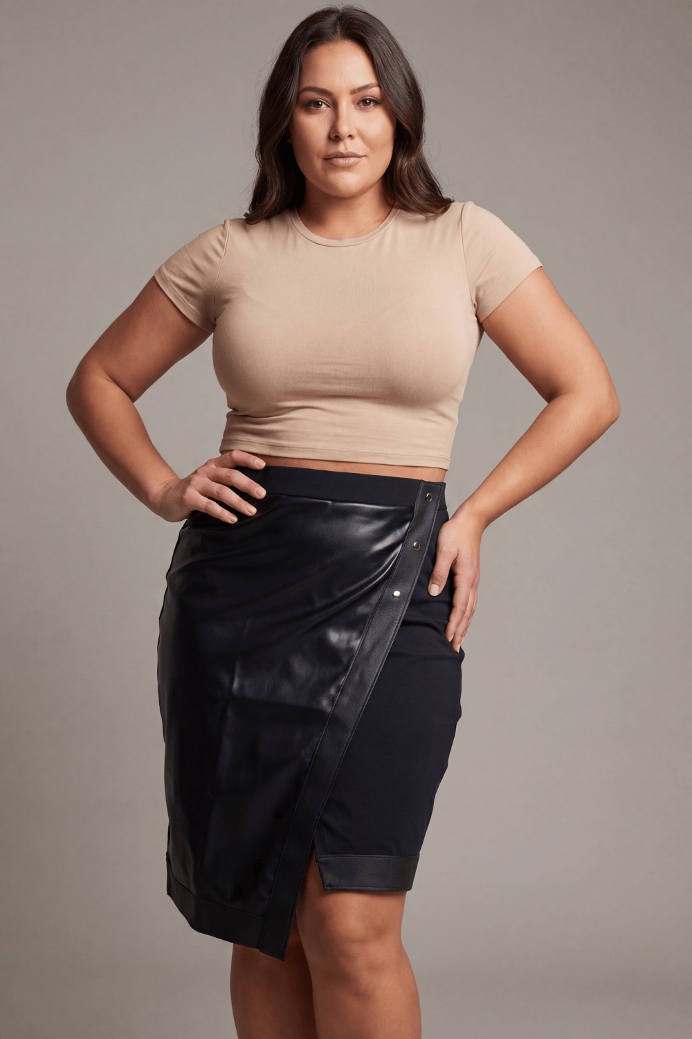 Jupe longue noire Frida · Be lily Mode · vue 3