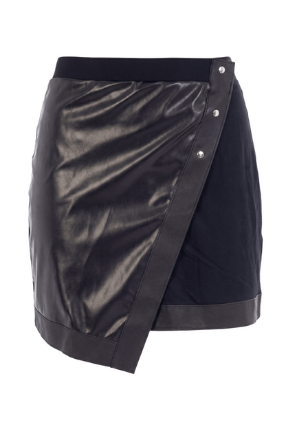 Jupe courte noire Mia · Be lily Mode · vue 4