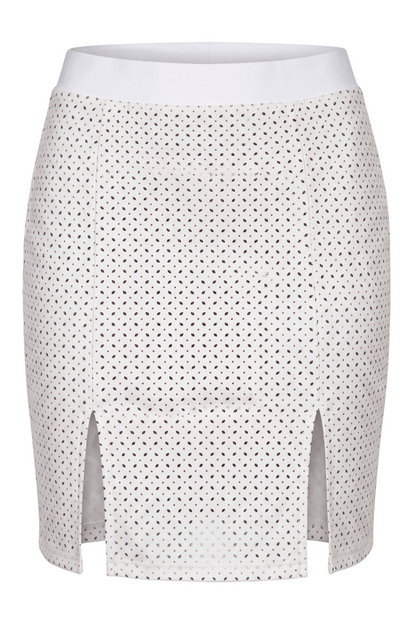 Jupe longue blanche Natacha · Be lily Mode · vue 4