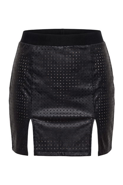 Jupe courte noir Stella · Be lily Mode · vue 4