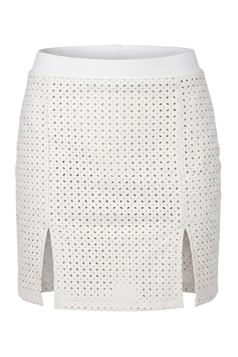 Jupe courte blanche Cassandra · Be lily Mode · vue 4
