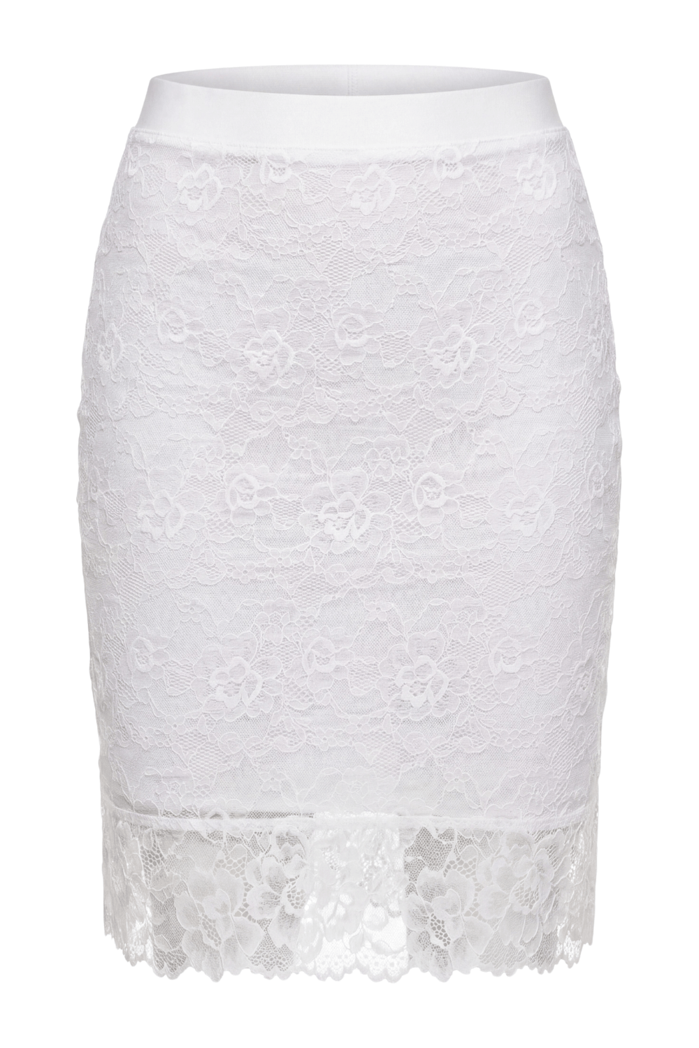 Jupe longue blanche Catalina · Be lily Mode · vue 4