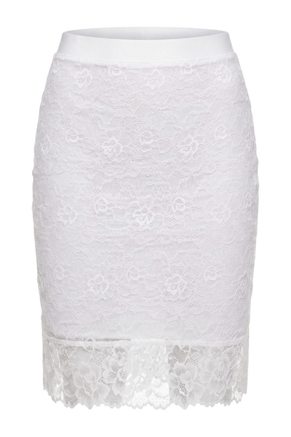 Jupe longue blanche Catalina · Be lily Mode · vue 4