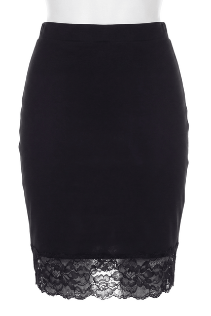 Jupe longue noire Maria · Be lily Mode · vue 4