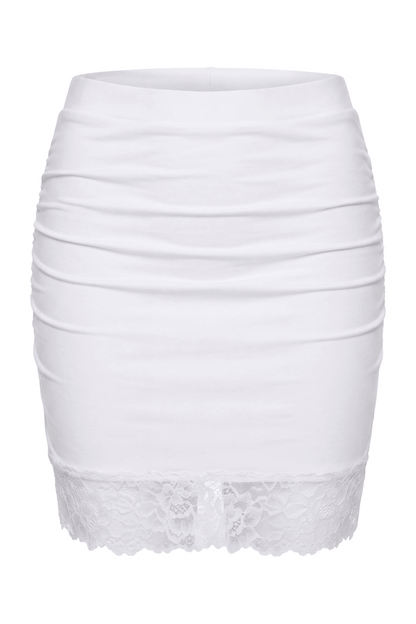 Jupe longue blanche Maria · Be lily Mode · vue 4