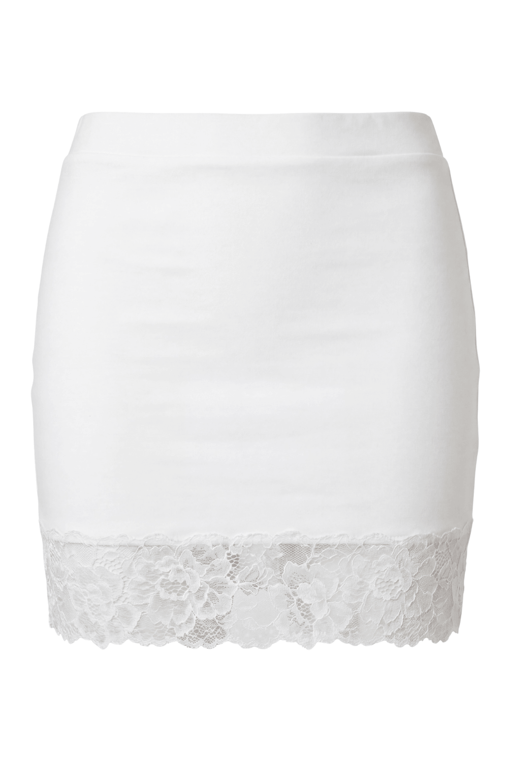 Jupe courte blanche Marina · Be lily Mode · vue 4