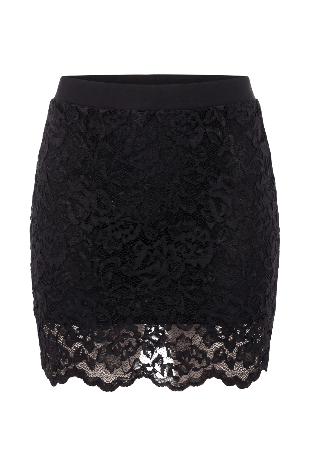 Jupe courte noire Camélia · Be lily Mode · vue 4