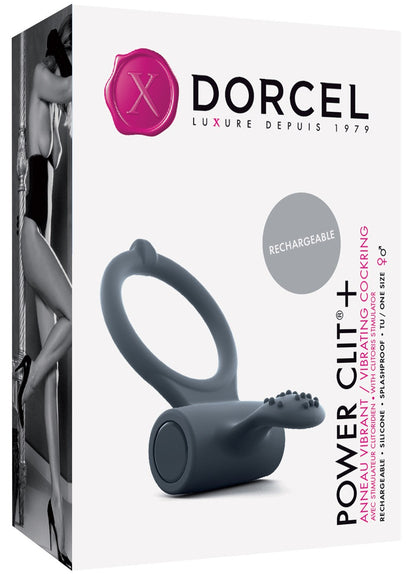 Cockring Vibrant Power Clit + Noir · Dorcel · vue 5