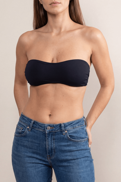Bandeau de poitrine extensible noir Be Lily