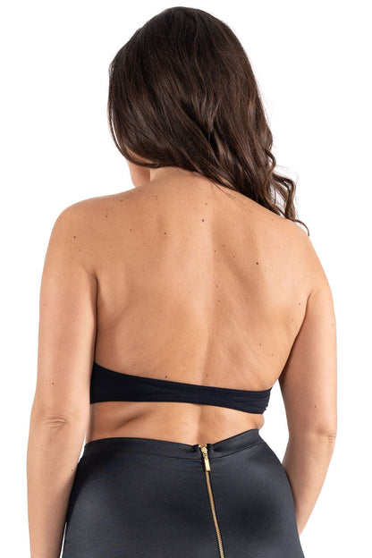 Bandeau de poitrine extensible noir Be Lily