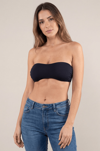 Bandeau de poitrine extensible noir Be Lily