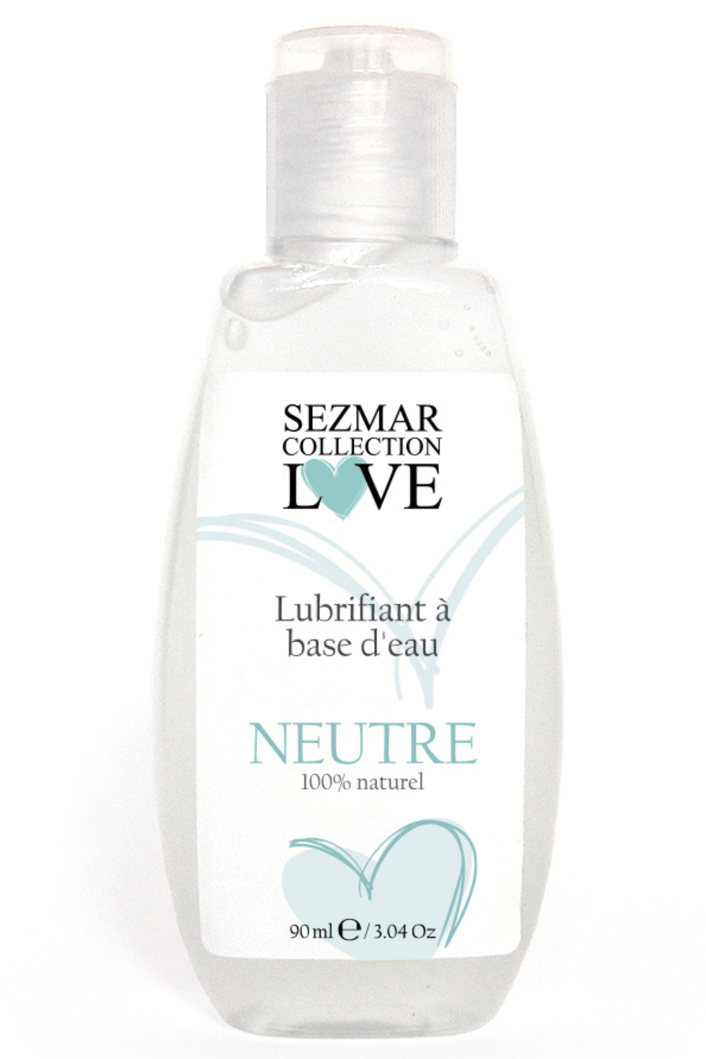 Lubrifiant à base d'eau 100% naturel Neutre 90 ml · Sezmar