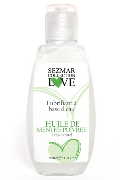Lubrifiant à base d'eau 100% naturel Menthe poivrée 90 ml · Sezmar · vue 3