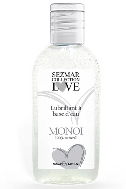 Lubrifiant à base d'eau 100% naturel Monoï 90 ml · Sezmar · vue 3