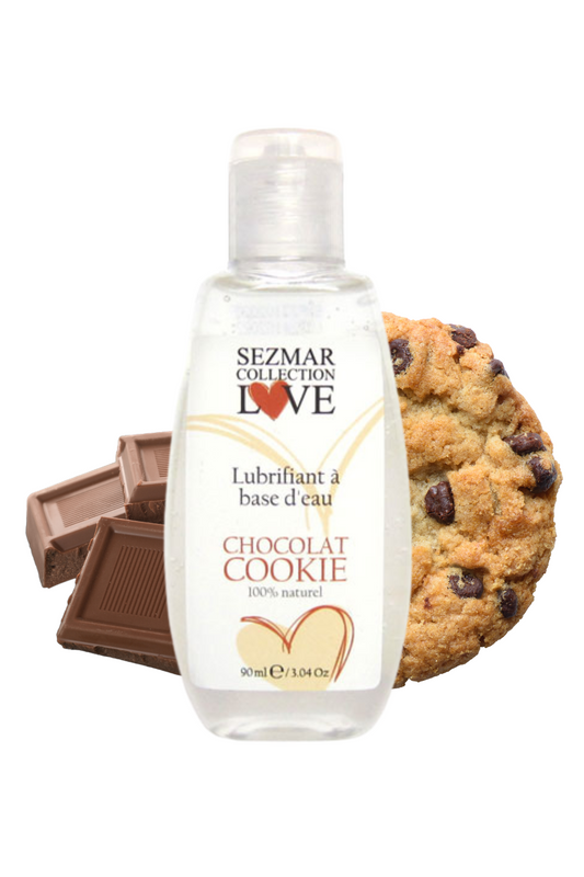 Lubrifiant à base d'eau 100% naturel Chocolat Cookie 90 ml · Sezmar