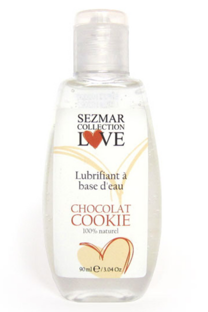 Lubrifiant à base d'eau 100% naturel Chocolat Cookie 90 ml · Sezmar · vue 3