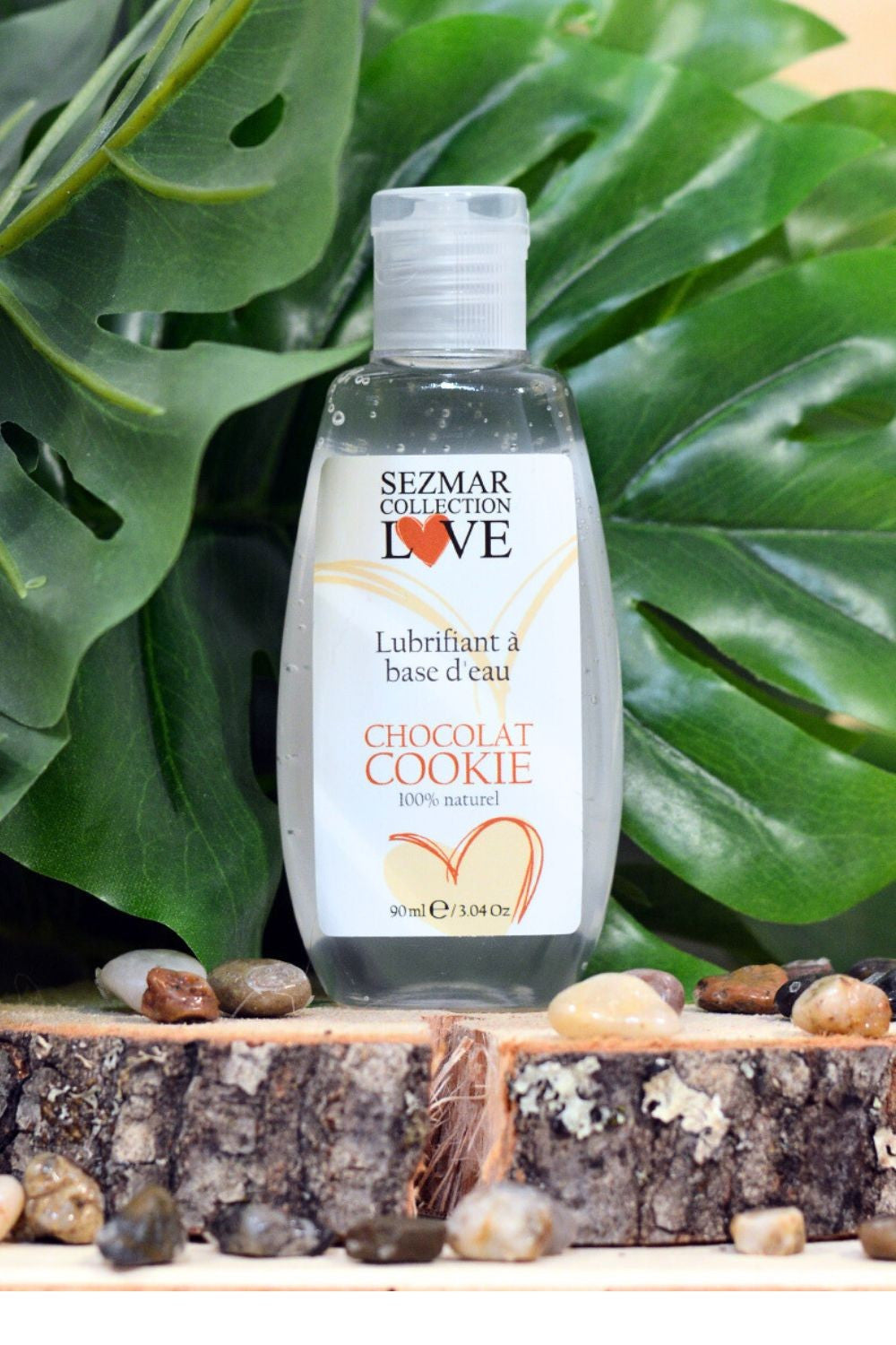 Lubrifiant à base d'eau 100% naturel Chocolat Cookie 90 ml · Sezmar · vue 4