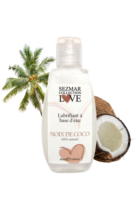 Lubrifiant à base d'eau 100% naturel Noix de Coco 90 ml · Sezmar