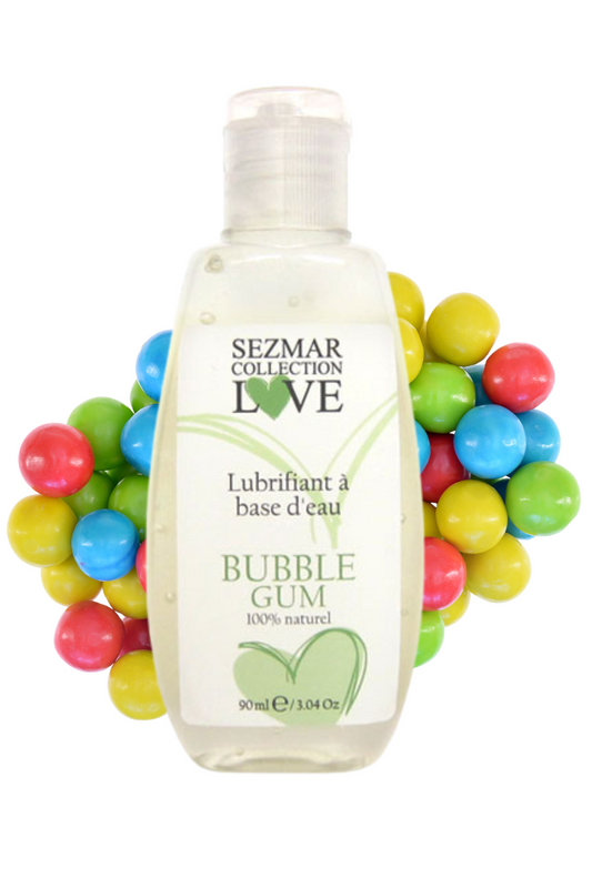 Lubrifiant à base d'eau 100% naturel Bubble Gum 90 ml · Sezmar