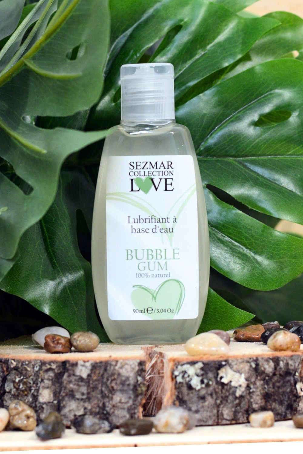 Lubrifiant à base d'eau 100% naturel Bubble Gum 90 ml · Sezmar · vue 3