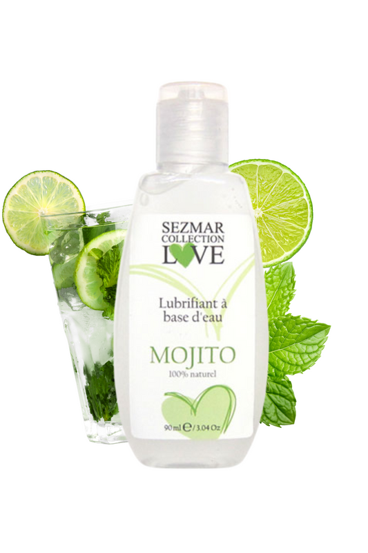 Lubrifiant à base d'eau 100% naturel Mojito 90 ml · Sezmar