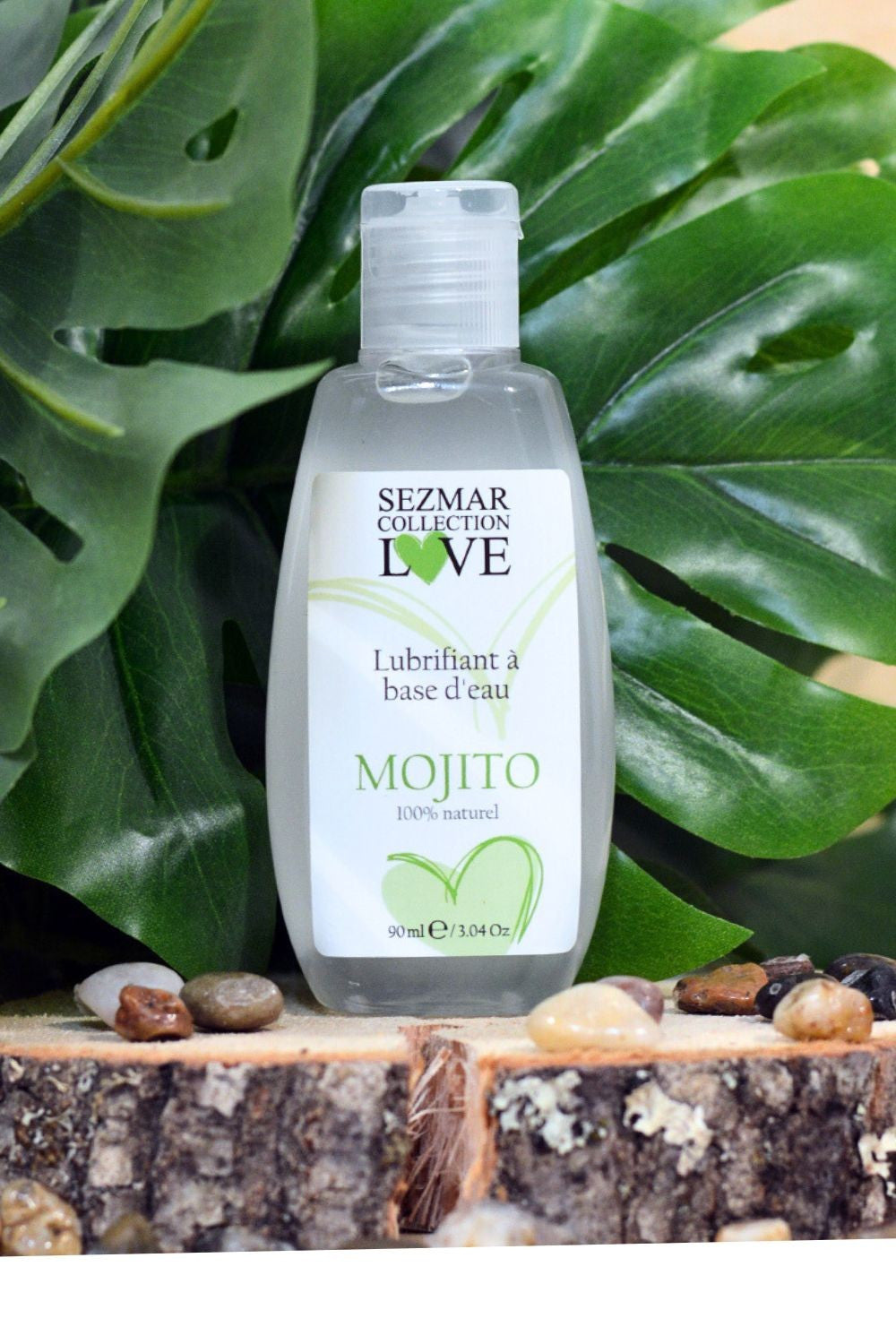 Lubrifiant à base d'eau 100% naturel Mojito 90 ml · Sezmar · vue 3