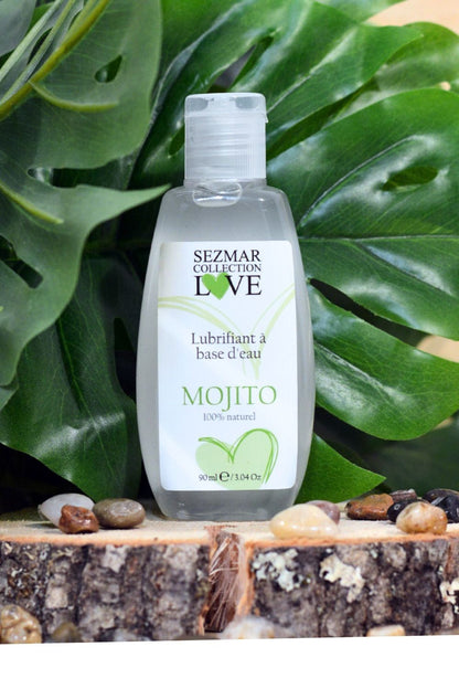 Lubrifiant à base d'eau 100% naturel Mojito 90 ml · Sezmar · vue 3