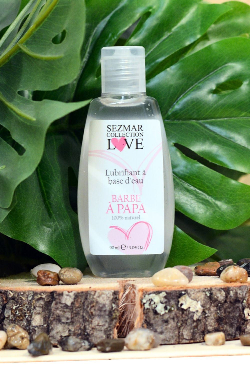 Lubrifiant à base d'eau 100% naturel Barbe à Papa 90 ml · Sezmar · vue 3